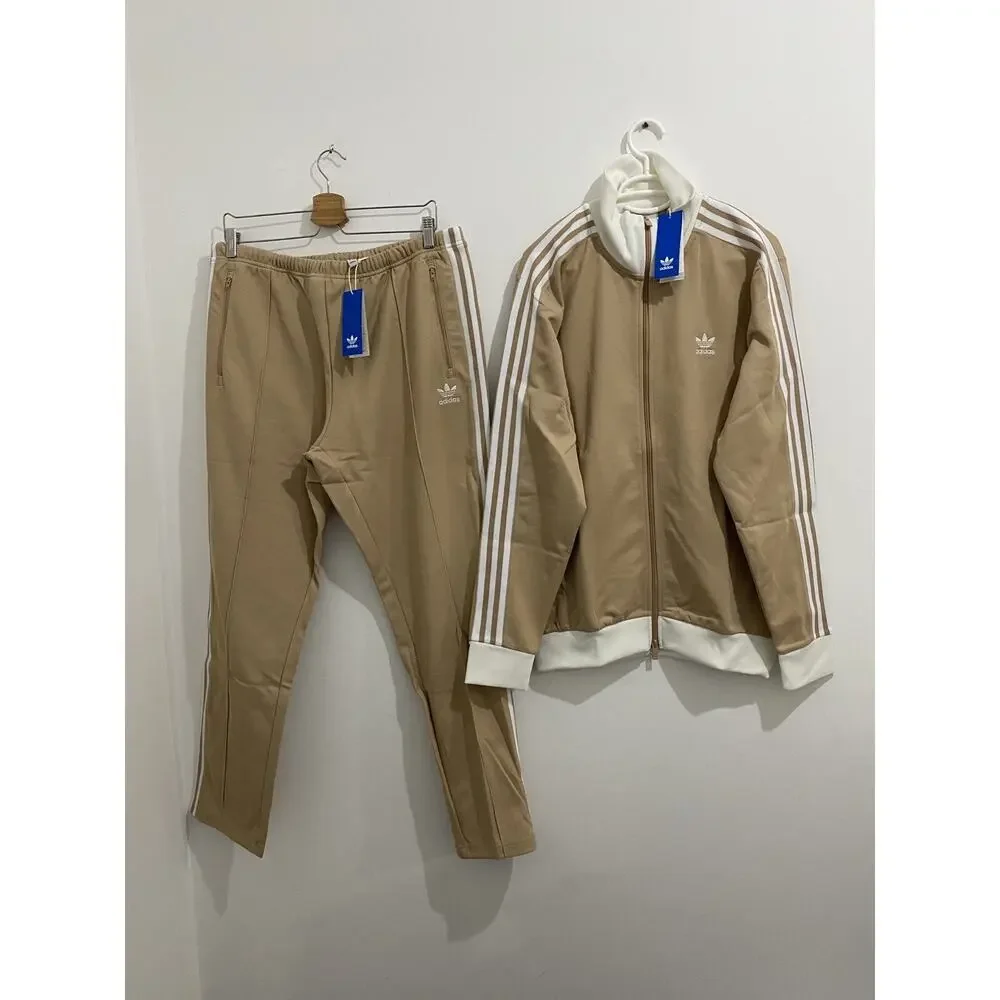 Adidas Originals Classic Beckenbauer Tracksuit Magic Beige White Size L